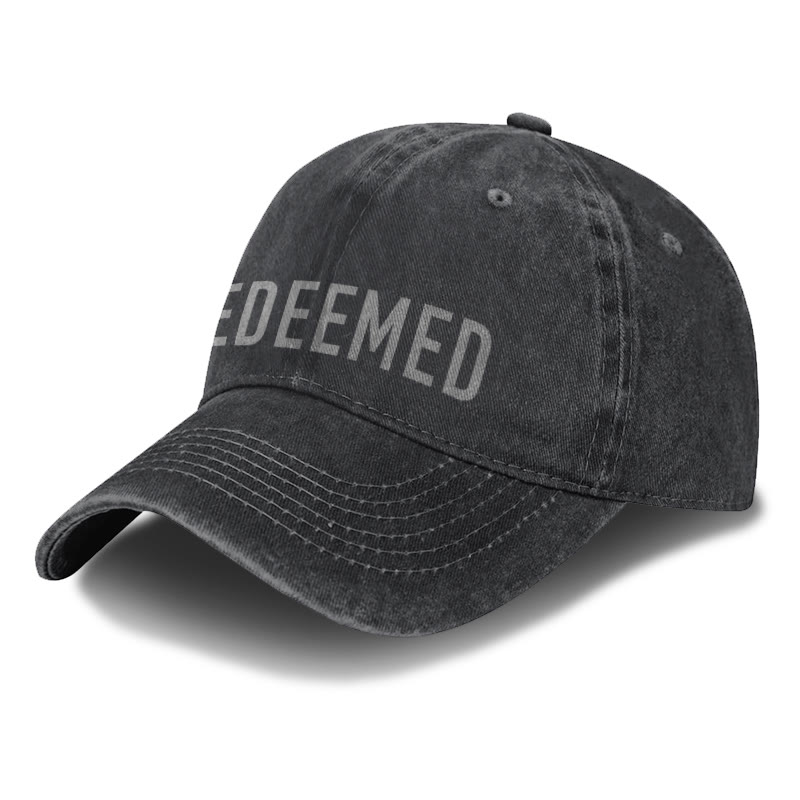 Unisex Redeemed Print Washed Cap - image 6