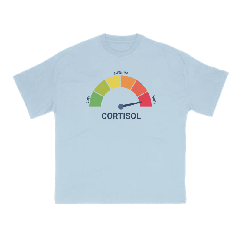 Cortisol Dashboard High Print T-shirt - Light Blue - US16-18(2XL) - image 9