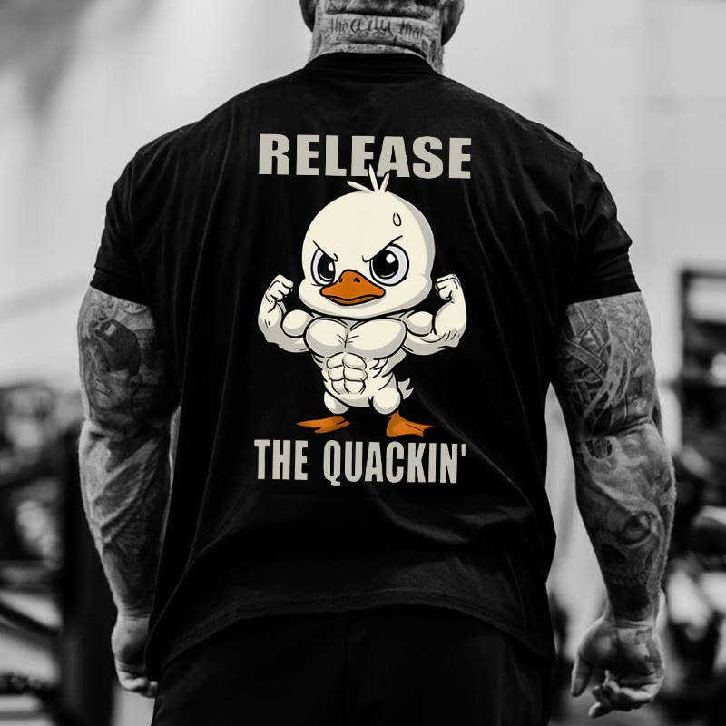 Gym 100% Cotton Release The Quackin Print T-shirt - image 4