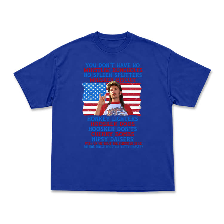 Vintage Patriotic Graphic T-Shirt - Blue - US16-18(2XL) - image 10