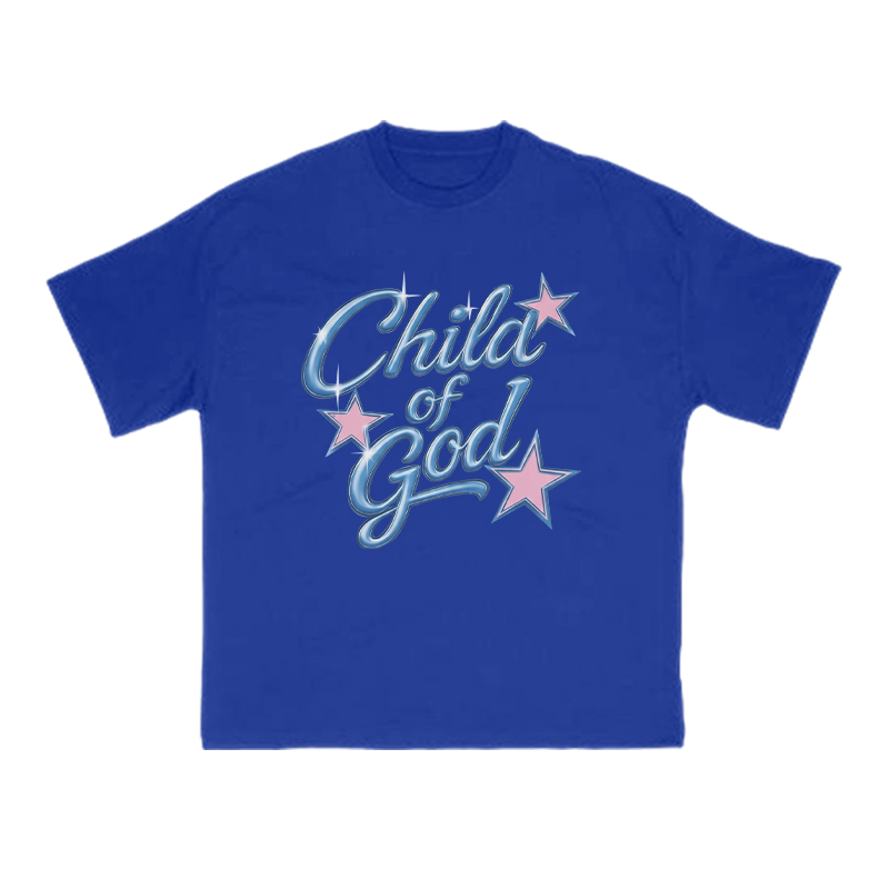 Child Of God Star Print T-shirt - Blue - US16-18(2XL) - image 11