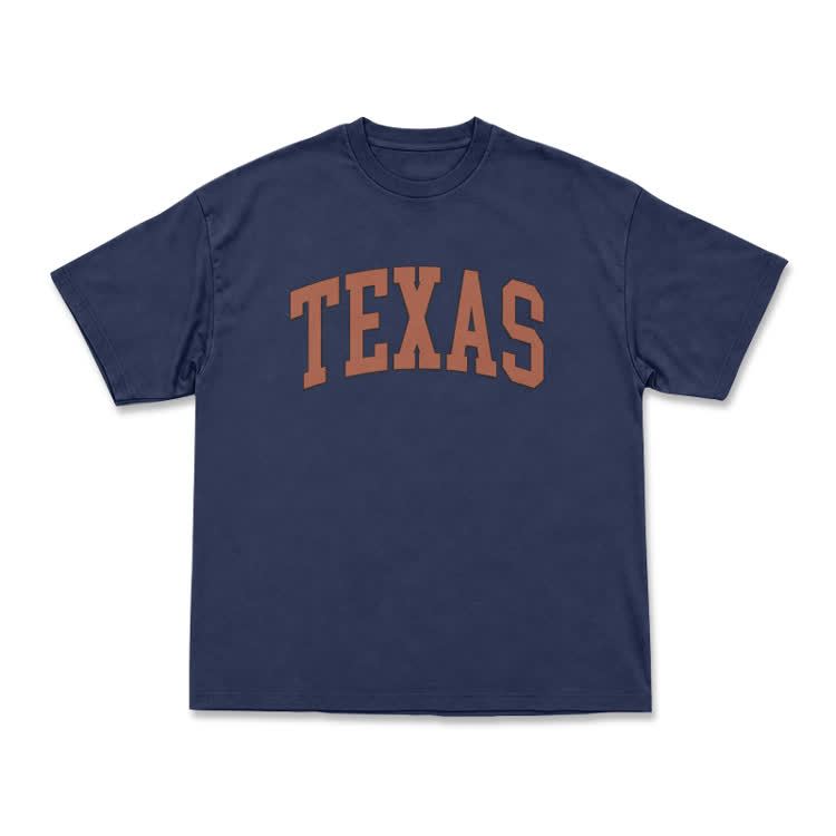 Texas Oversized Short Sleeve T-Shirt - Navy Blue - US16-18(2XL) - image 9