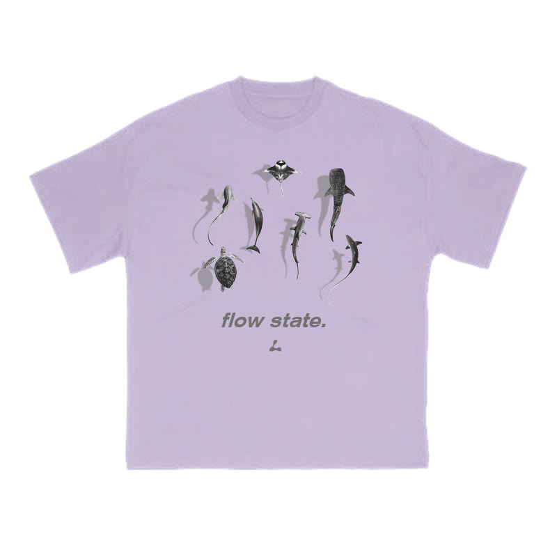 Flow State Print T-shirt - Purple - US16-18(2XL) - image 11