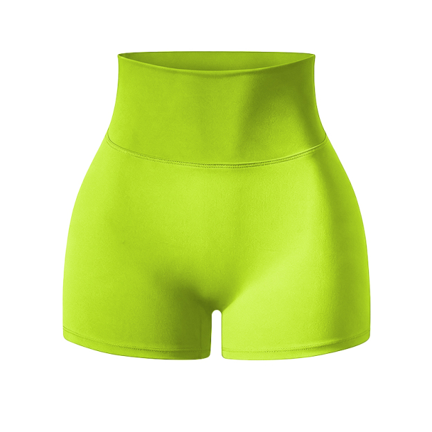 Solid Color Elevate High Waisted Scrunch Lift Active Yoga Shorts - image 30
