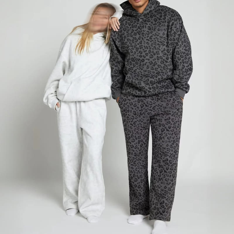 Leopard Design Print Hoodie Set - image 8