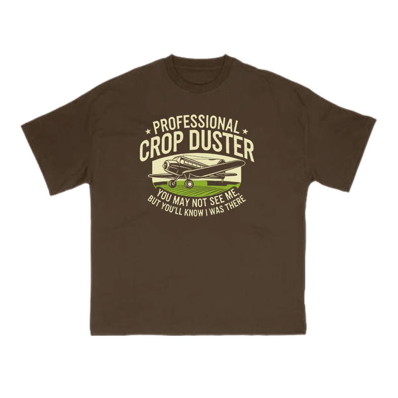 You May Not See Me, But You'll Know I Was There Print T-shirt - Coffee - US16-18(2XL) - image 6