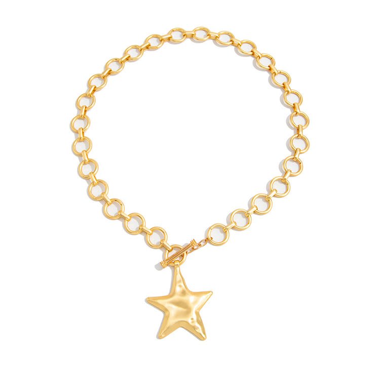 Punk-Style Star Necklace - image 4