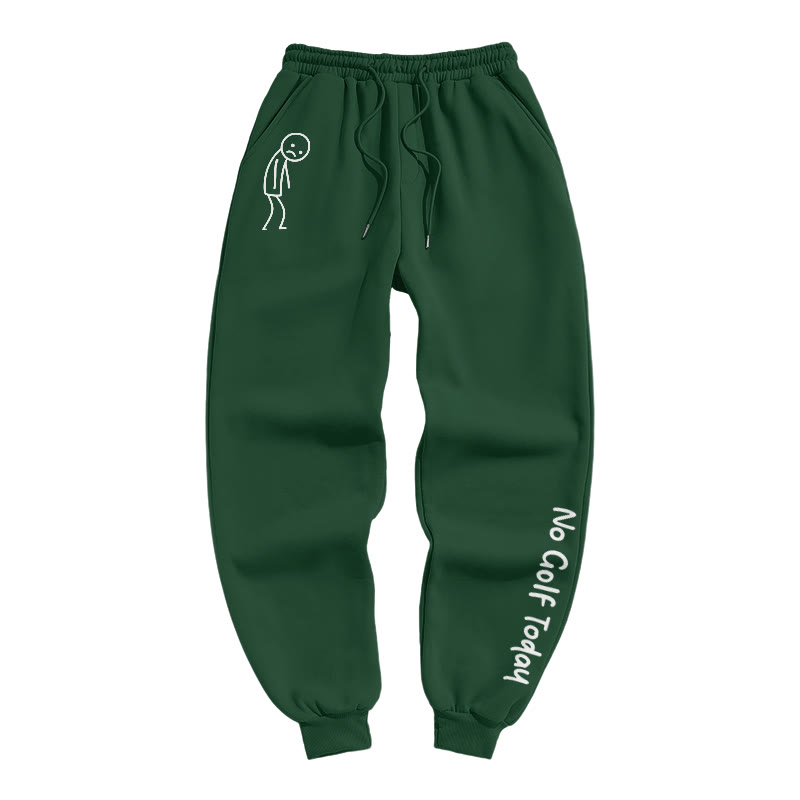 No Golf Today Shirt – Funny Golf Lover Print Pants - Green - US16-18(2XL) - image 8