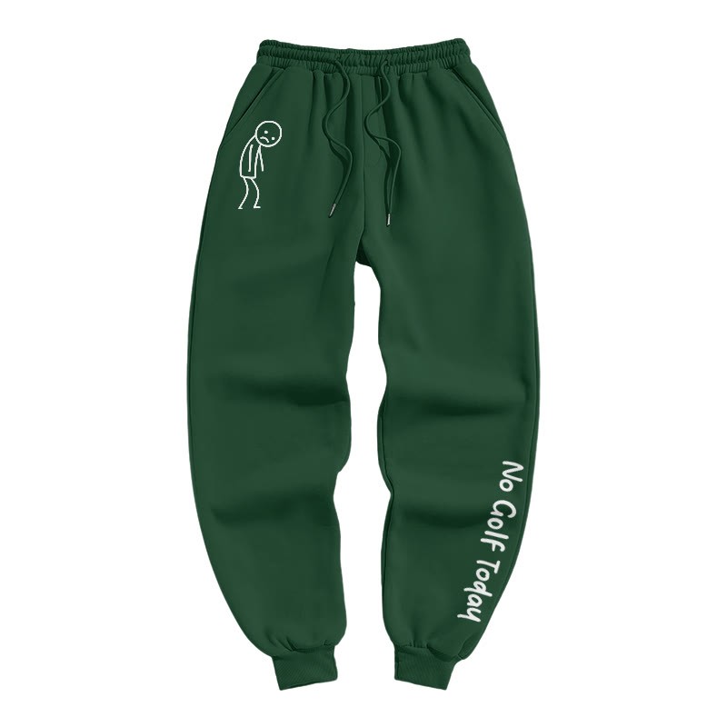 No Golf Today Shirt – Funny Golf Lover Print Pants - Green - US16-18(2XL) - image 8