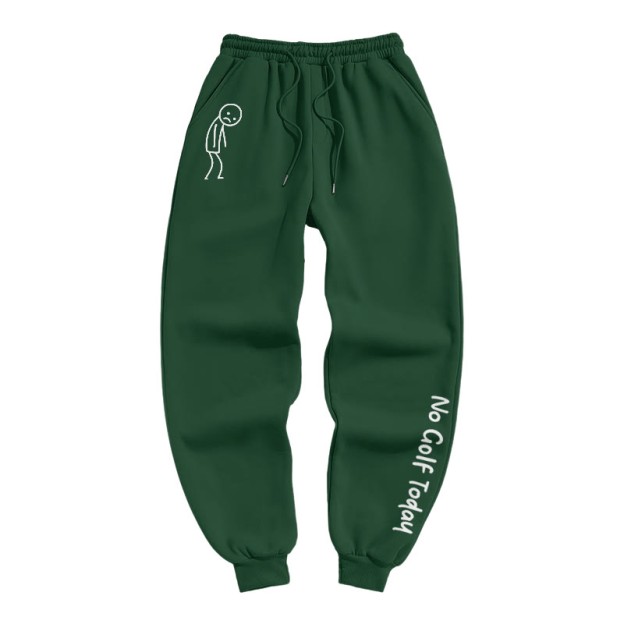 No Golf Today Shirt – Funny Golf Lover Print Pants - Green - US16-18(2XL) - image 8