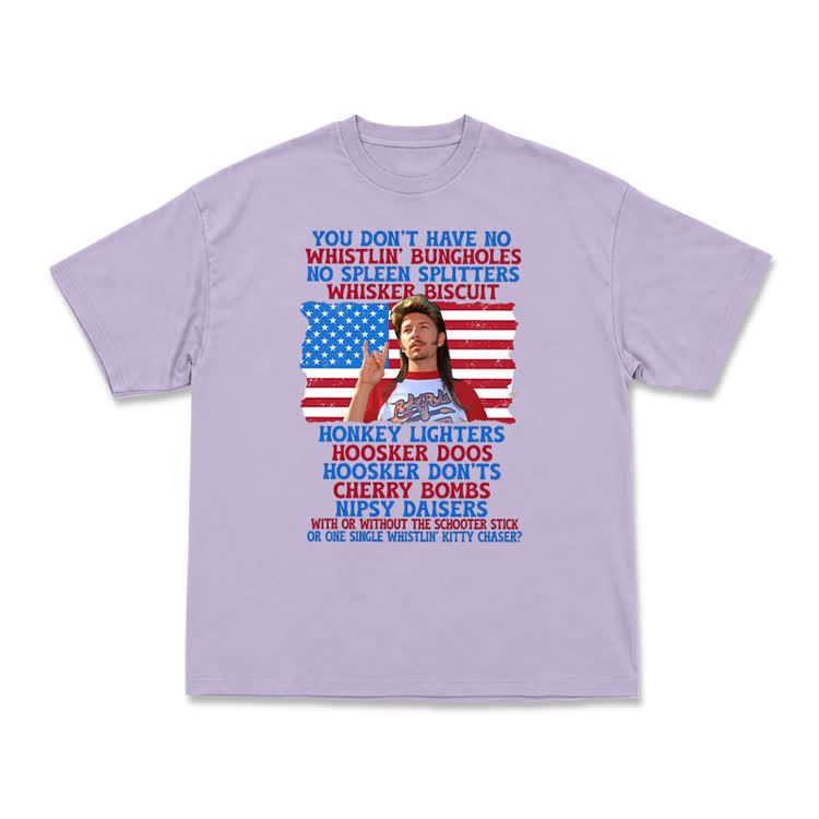 Vintage Patriotic Graphic T-Shirt - Purple - US16-18(2XL) - image 13