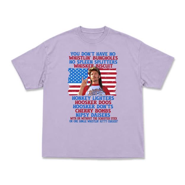 Vintage Patriotic Graphic T-Shirt - Purple - US16-18(2XL) - image 13