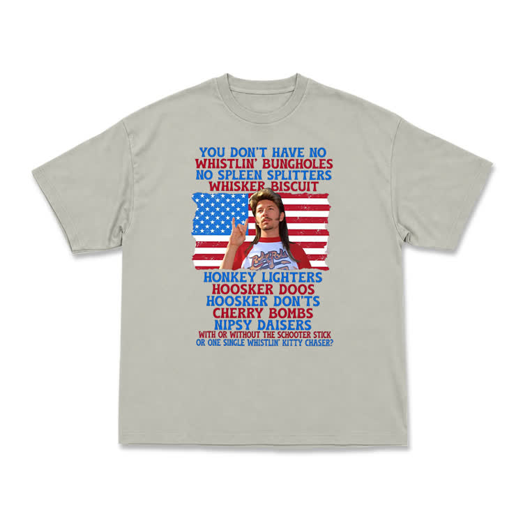 Vintage Patriotic Graphic T-Shirt - Warm Grey - US16-18(2XL) - image 8