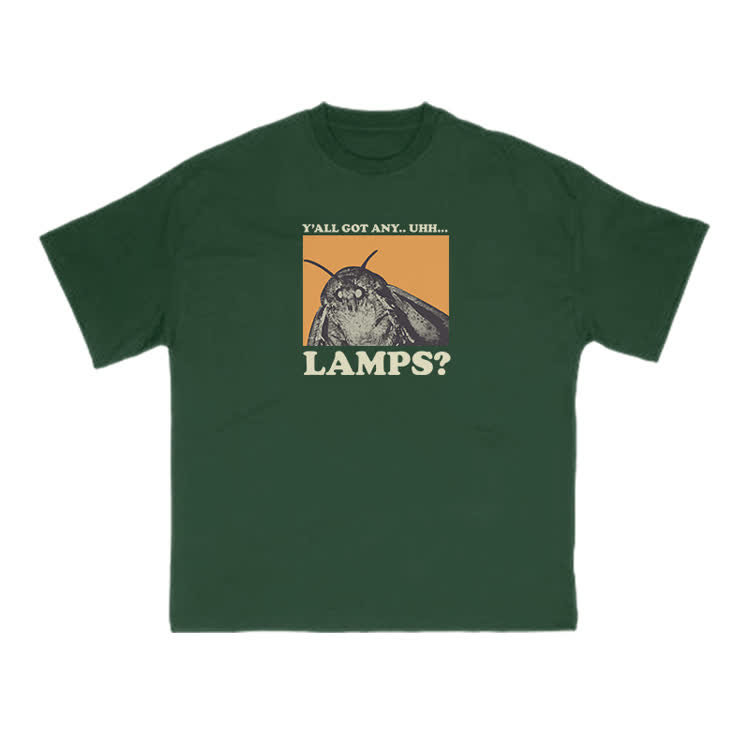 Y'all Got Any Lamps Meme Print T-shirt - Green - US16-18(2XL) - image 10