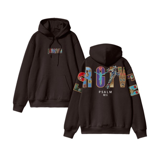Gemstone Forgiven Psalm 32:1 Print Hoodie - image 7