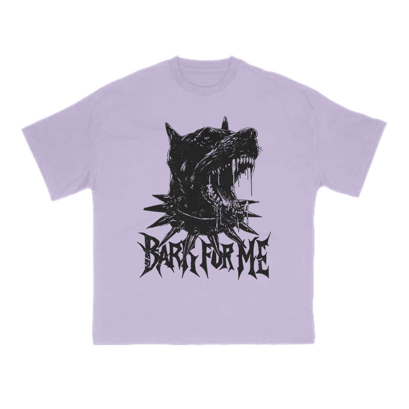 Roaring Mastiff Bark For Me Print T-shirt - Purple - US16-18(2XL) - image 9