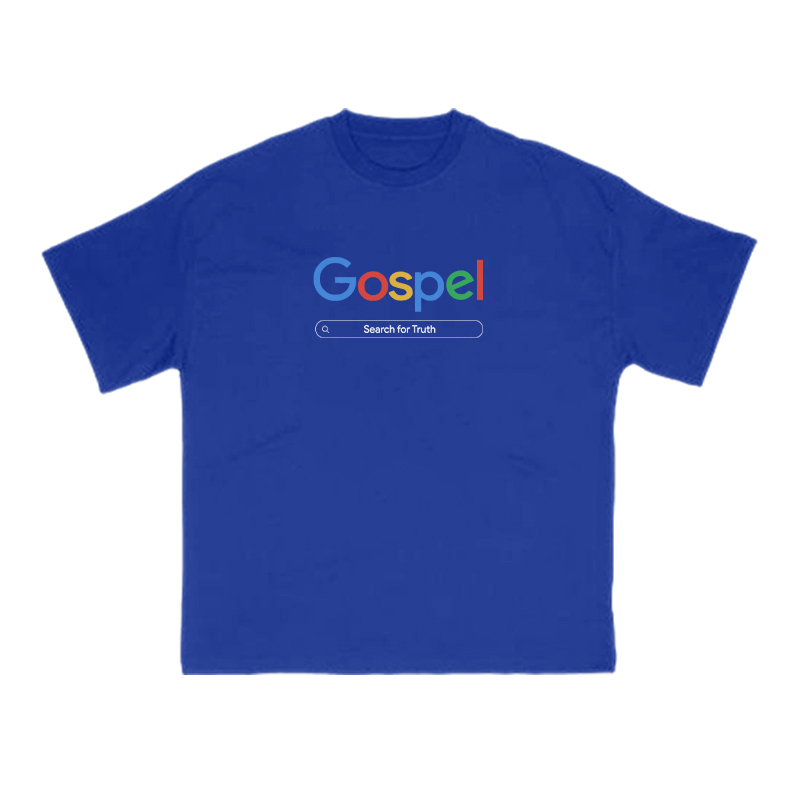 Gospel Rainbow Print T-shirt - Blue - US16-18(2XL) - image 8