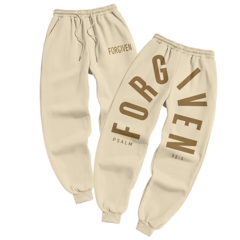 Forgiven Psalm 32:1 Print Pants - Apricot - US16-18(2XL) - image 4