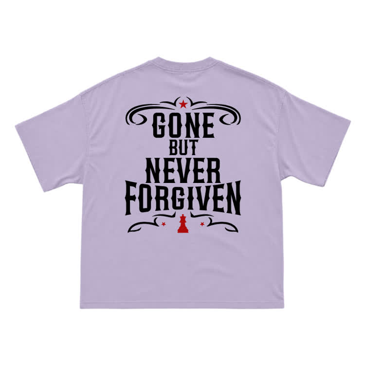 Vintage Street Gone But Never Forgiven Back Graphic T-Shirt - Purple - US16-18(2XL) - image 7