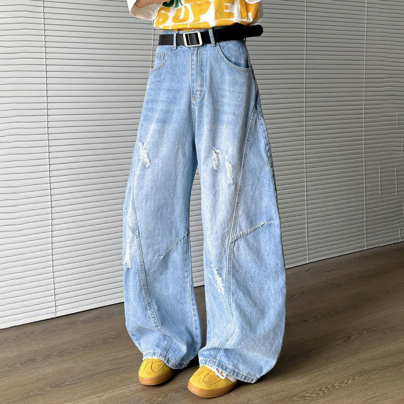 Distressed Washed Jeans - image 5