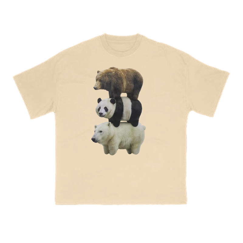 Funny Parody Animation Meme Print T-shirt - Apricot - US16-18(2XL) - image 5