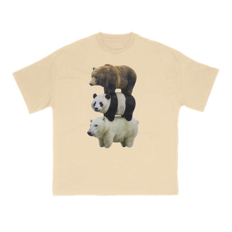Funny Parody Animation Meme Print T-shirt - Apricot - US16-18(2XL) - image 5