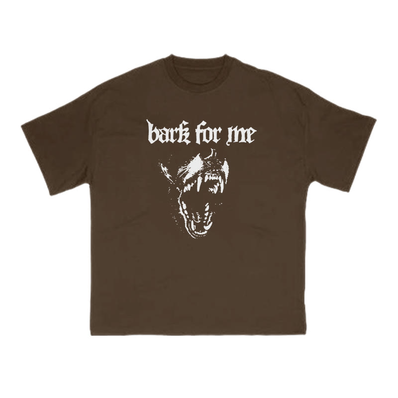 Bark For Me Print T-shirt - Coffee - US16-18(2XL) - image 6