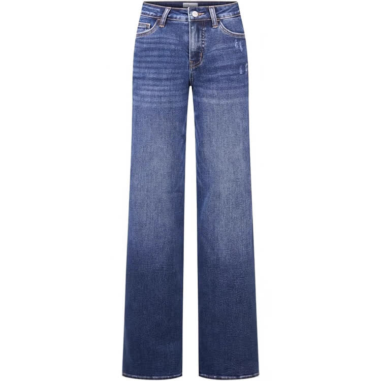 Stretchy Mid-rise Straight-leg Jeans - image 6