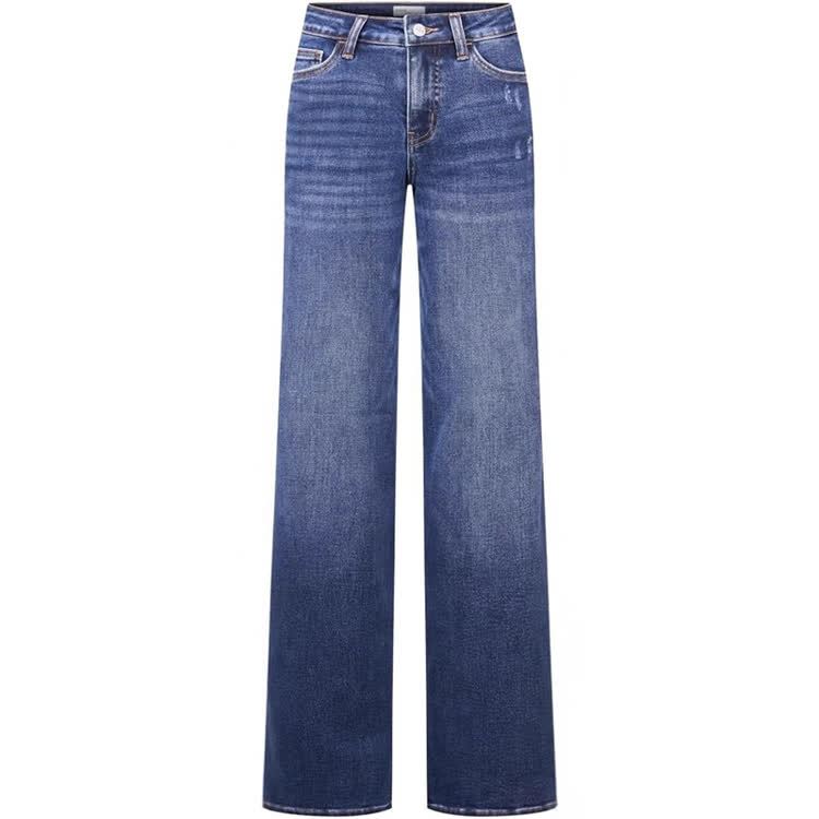 Stretchy Mid-rise Straight-leg Jeans - image 6