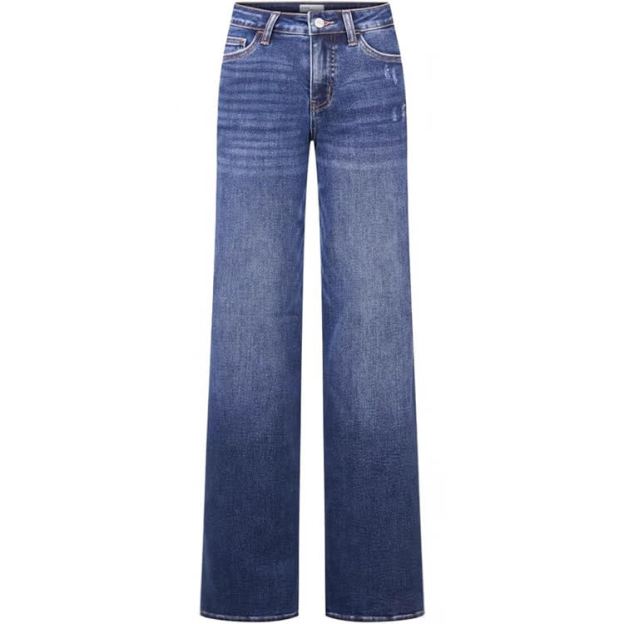 Stretchy Mid-rise Straight-leg Jeans - image 6