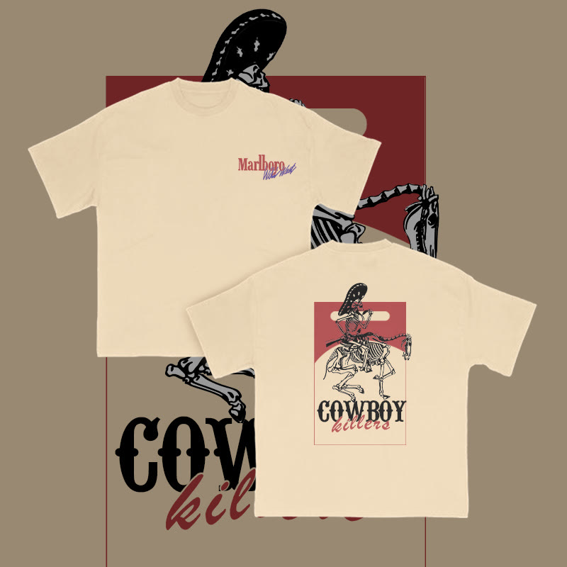 100% Cotton Cowboy Killers Print T-shirt