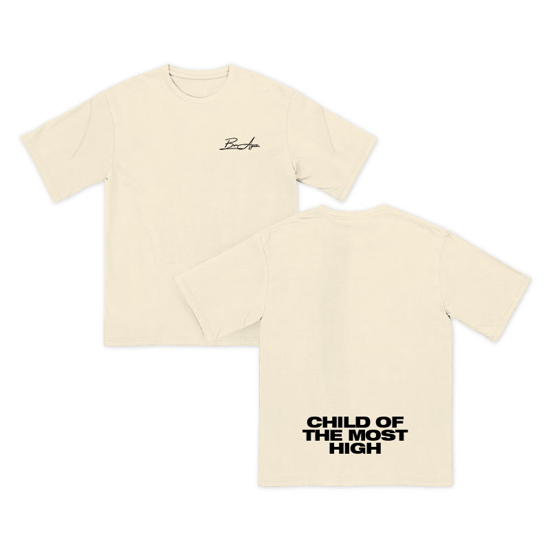 Unisex 100% Cotton Child Of The Most High Print T-shirt