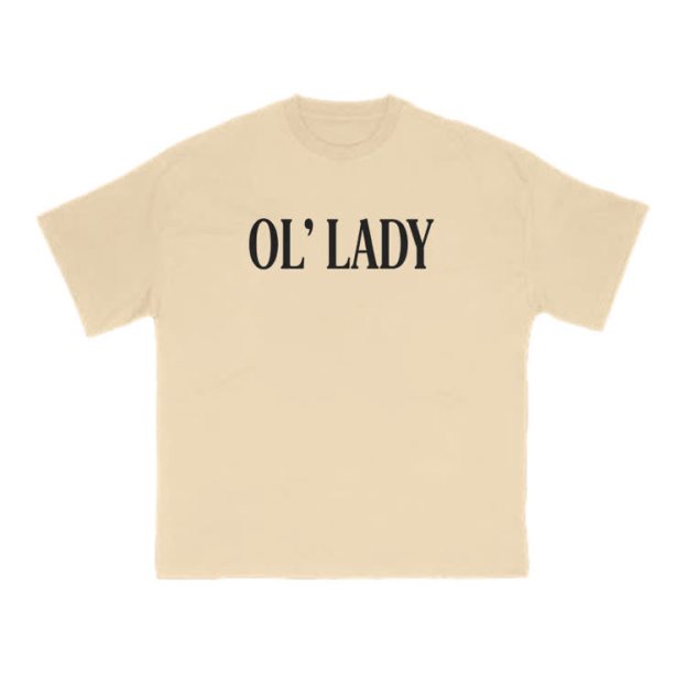 Ol' Lady Print T-shirt - Apricot - US16-18(2XL) - image 4
