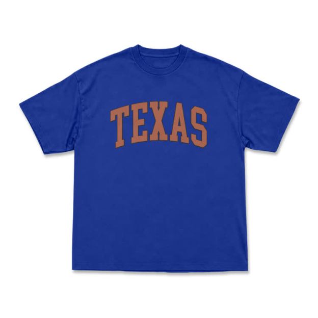 Texas Oversized Short Sleeve T-Shirt - Blue - US16-18(2XL) - image 12