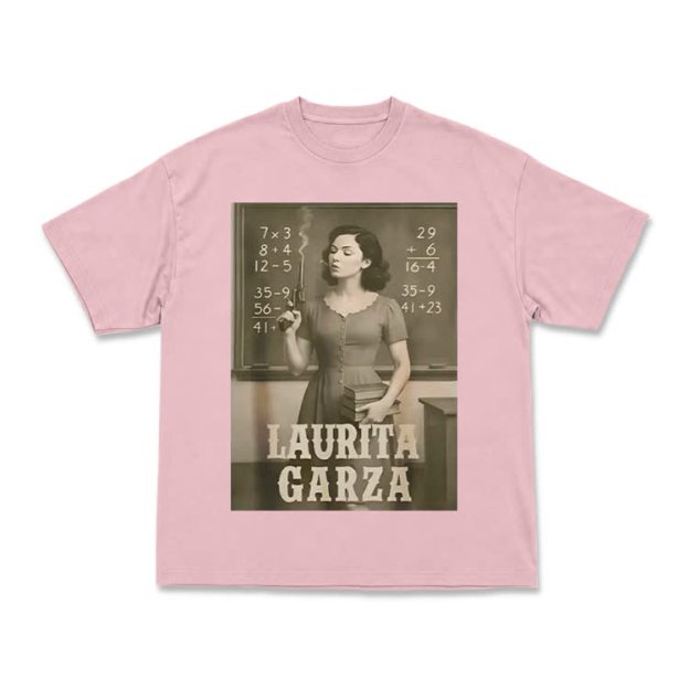 Vintage Laurita Garza Graphic Print T-shirt - Pink - US16-18(2XL) - image 12
