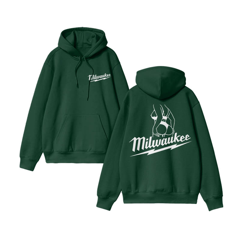 Milwaukee Print Hoodie - Dark Green - US16-18(2XL) - image 8