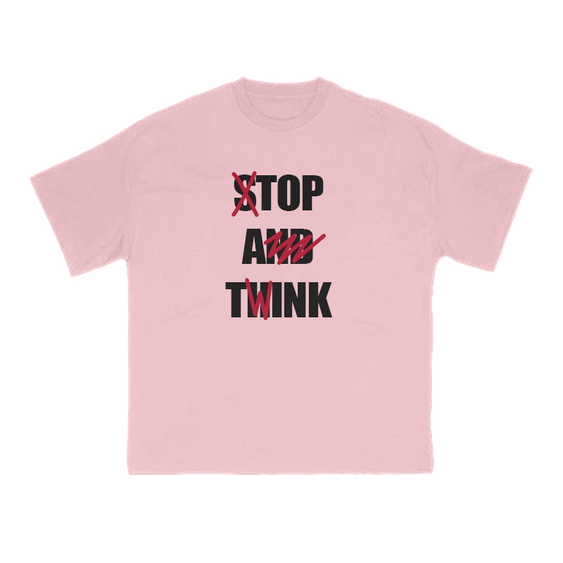 Top A Twink Print T-shirt - Pink - US16-18(2XL) - image 8