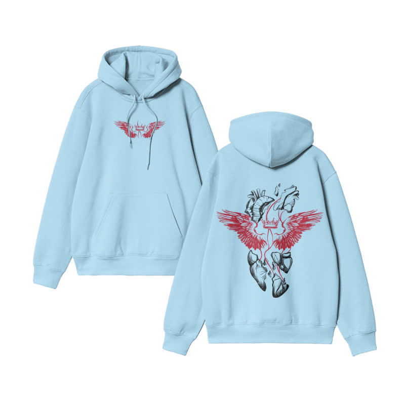 Unisex God Loves The World John 3:16 Print hoodie - Blue - US16-18(2XL) - image 7