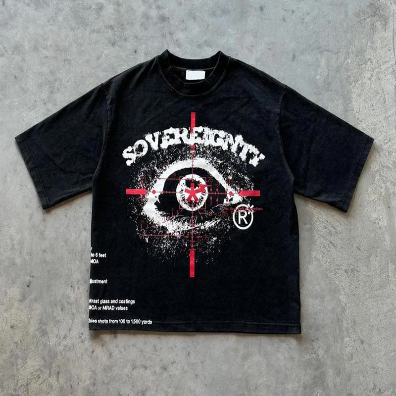 100% Cotton Sharpshooter Print T-shirt