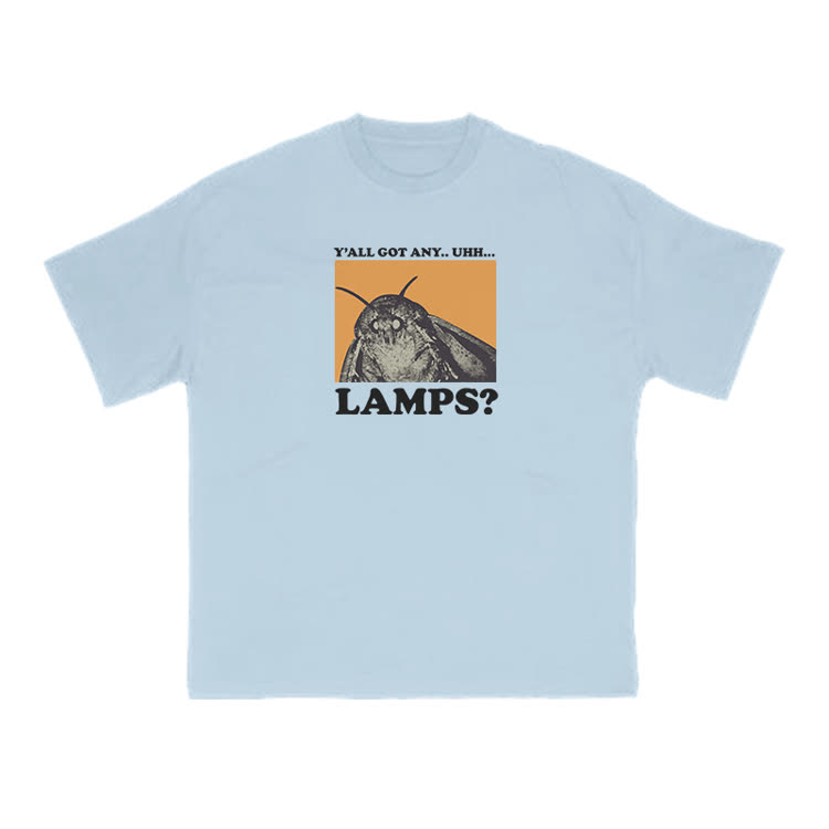 Y'all Got Any Lamps Meme Print T-shirt - Light Blue - US16-18(2XL) - image 7