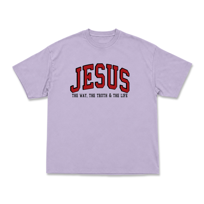 Jesus The Way The Truth & The Life Print T-Shirt - Purple - US16-18(2XL) - image 11