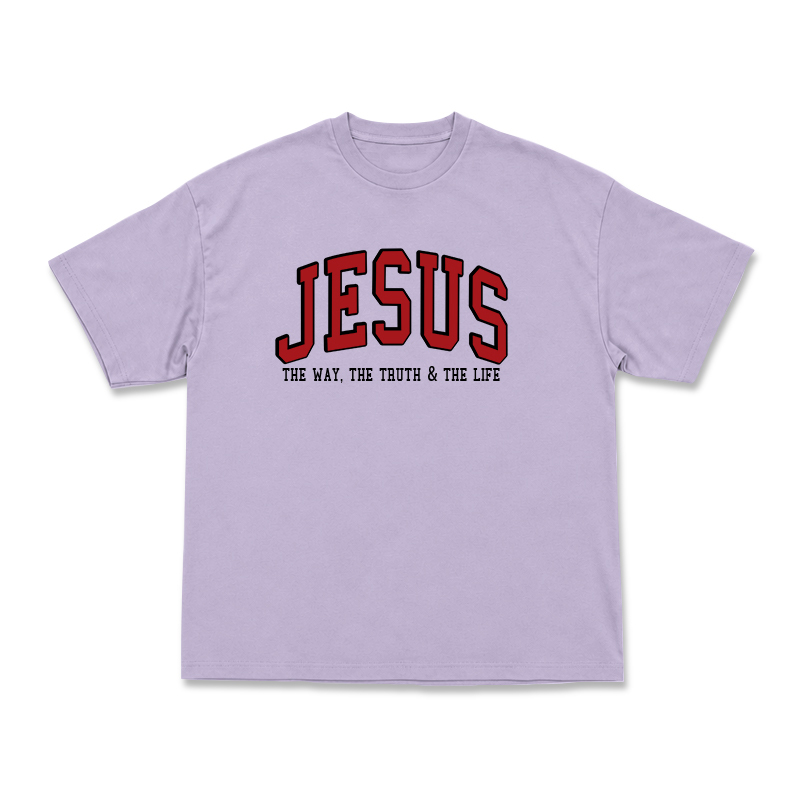 Jesus The Way The Truth & The Life Print T-Shirt - Purple - US16-18(2XL) - image 11