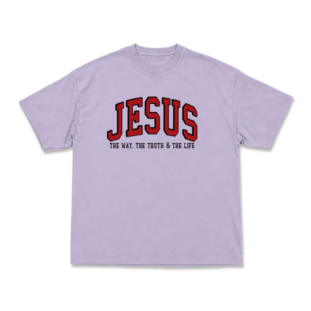 Jesus The Way The Truth & The Life Print T-Shirt - Purple - US16-18(2XL) - image 11