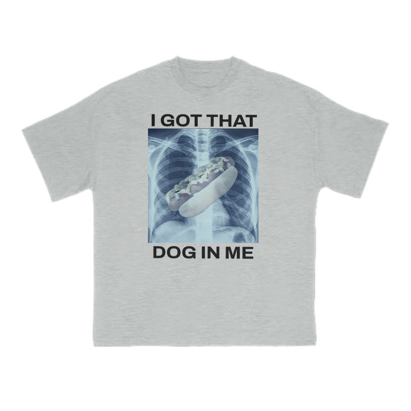 I Got That Dog In Me Print T-shirt - Grey - US16-18(2XL) - image 3