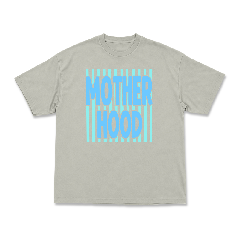 Streetwear Motherhood Round Neck Graphic Print T-Shirt - Warm Grey - US16-18(2XL) - image 4