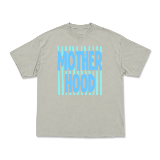 Streetwear Motherhood Round Neck Graphic Print T-Shirt - Warm Grey - US16-18(2XL) - image 4