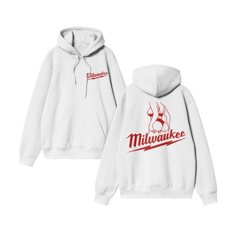 Milwaukee Print Hoodie - White - US16-18(2XL) - image 4