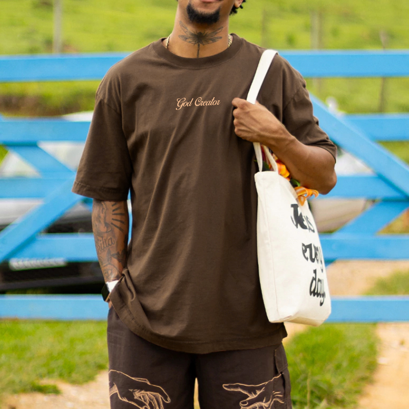 God Creator Print T-shirt - image 4