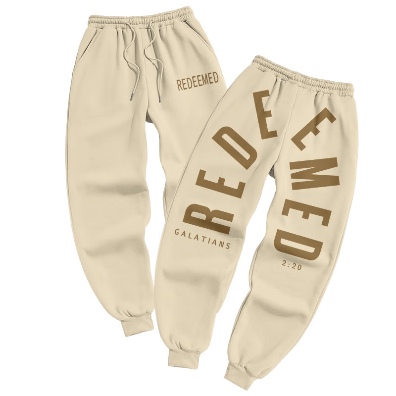 Redeemed Galatians 2:20 Print Pants - Apricot - US16-18(2XL) - image 4