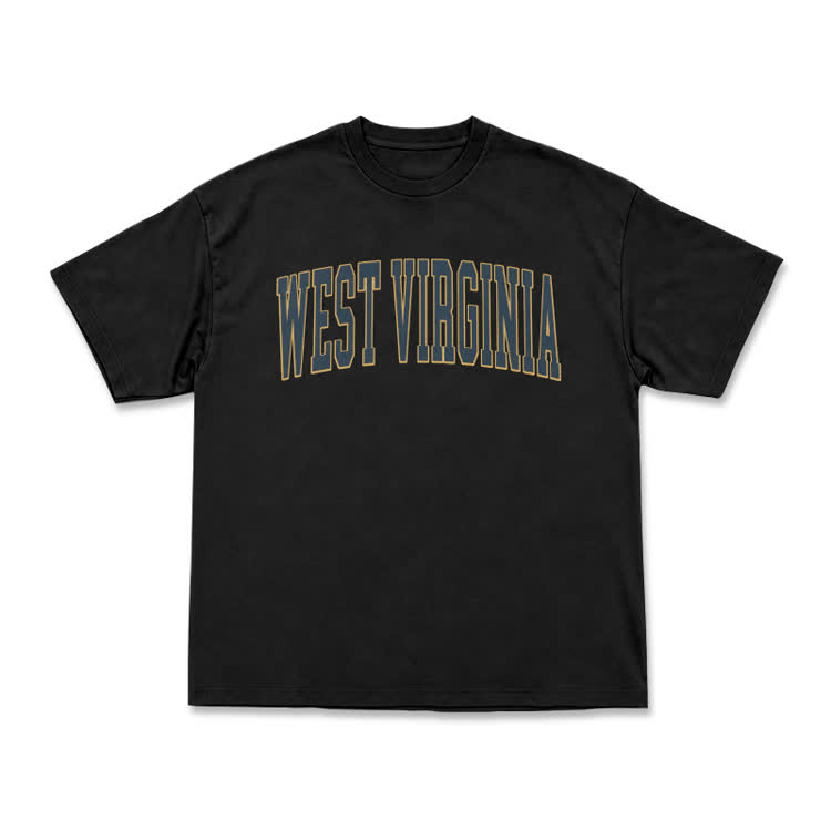 Classic West Virginia Varsity Graphic T-Shirt - Black - US16-18(2XL) - image 12